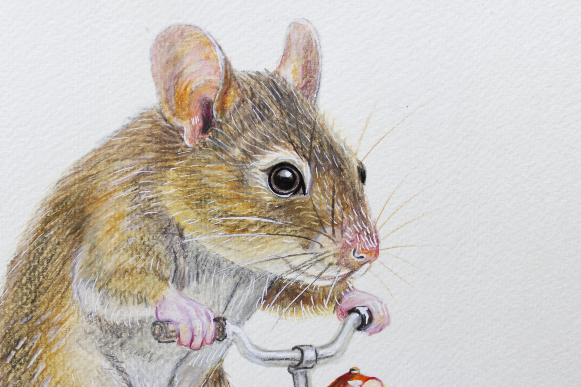 It Takes Two to Tango – Original Colored Pencil Drawing - Image 3